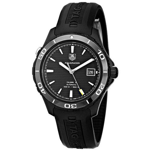 TAG Heuer Men's Analog Display Swiss Automatic Black Watch