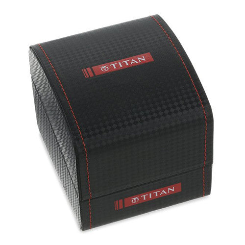 Titan Men's 1559YL01 Tycoon Series Date Function Watch